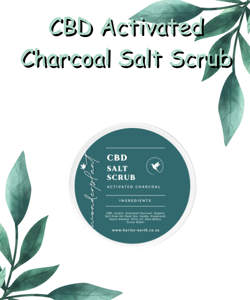 Activated Charcoal Salt Scrub